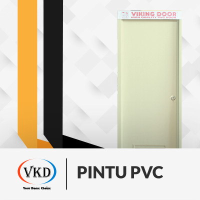 PINTU PVC POLOS VIKING BEIGE
